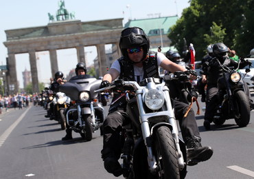 Gang motocyklowy Putina przyjechał do Berlina. Na 77. rocznicę kapitulacji Niemiec