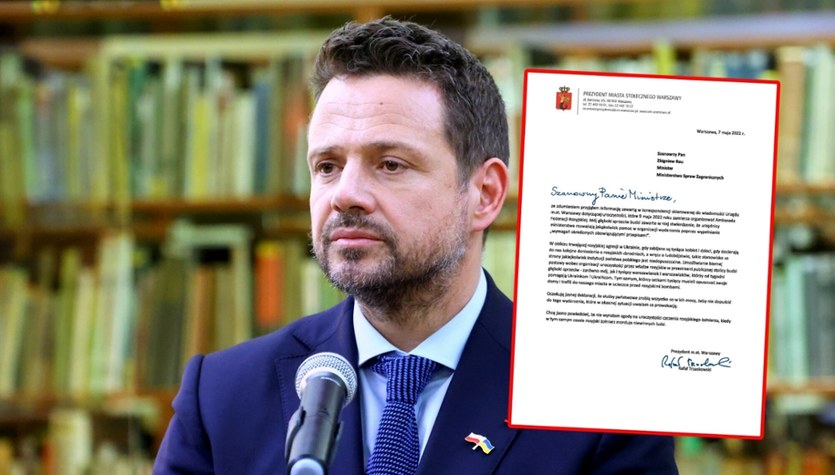Guerra en Ucrania.  Rafał Trzaskowski indignado: la embajada rusa quiere celebrar el 9 de mayo en Varsovia
