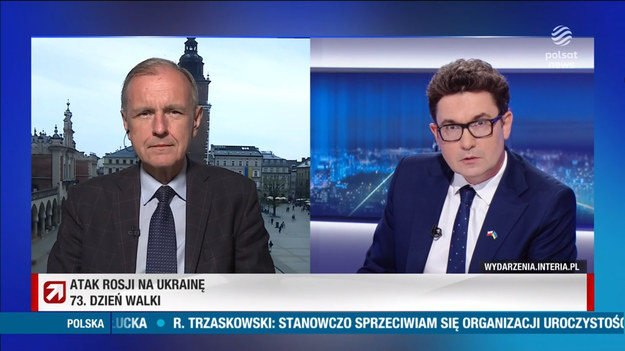 - Tam się tworzy nowa solidarność polsko-ukraińska - stwierdził Bogdan Klich po powrocie z Kijowa.- Ta przyjaźń polsko-ukraińska w moim przekonaniu będzie trwała przez dziesięciolecia - dodał w rozmowie z Grzegorzem Kępką.Fragment programu "Gość Wydarzeń", emitowanego na antenie Polsat News.