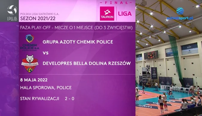 Grupa Azoty Chemik Police – Developres Bella Dolina Rzeszów. Skrót meczu. WIDEO (Polsat Sport)
