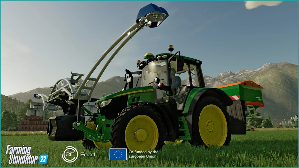 Rolnictwo precyzyjne to dodatek do gry Farming Simulator 22, dzięki której można poznać tajniki rolnictwa. W pracach nad nim pomagali naukowcy z Instytutu Rozrodu Zwierząt i Badań Żywności PAN w Olsztynie.