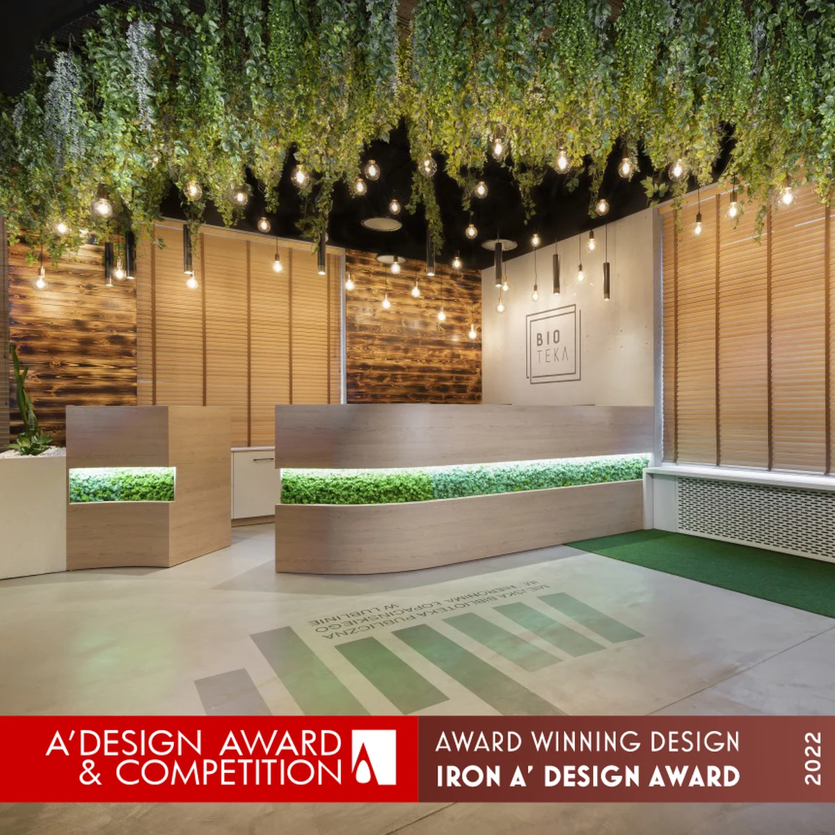 Lubelska Bioteka z kolejnym prestiżowym wyróżnieniem. Tym razem jest to nagroda w konkursie A'Design Award, jednym z największych i najbardziej prestiżowych konkursów designerskich na świecie.