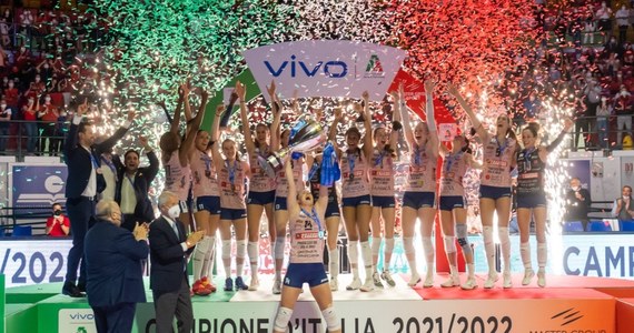 Drużyna reprezentantki Polski Joanny Wołosz Prosecco Doc Imoco Volley Conegliano po raz piąty w historii została siatkarskim mistrzem Włoch. W czwartym meczu finałowym obrończynie tytułu pokonały na wyjeździe Vero Volley Monza w składzie z Magdaleną Stysiak 3:2.