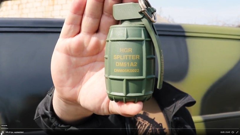 Niemieckie granaty znakomicie sprawdzają się w Ukrainie. Model DM51A2 zachwyca ukraińskich obrońców. Dzięki sprytnemu rozwiązaniu można go używać w czasie ataku, ale także do obrony.