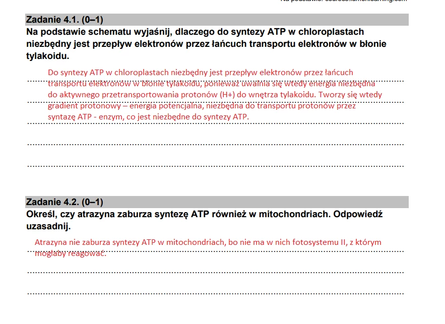 Arkusz 2022. Biologia rozszerzona. Arkusz i odpowiedzi 