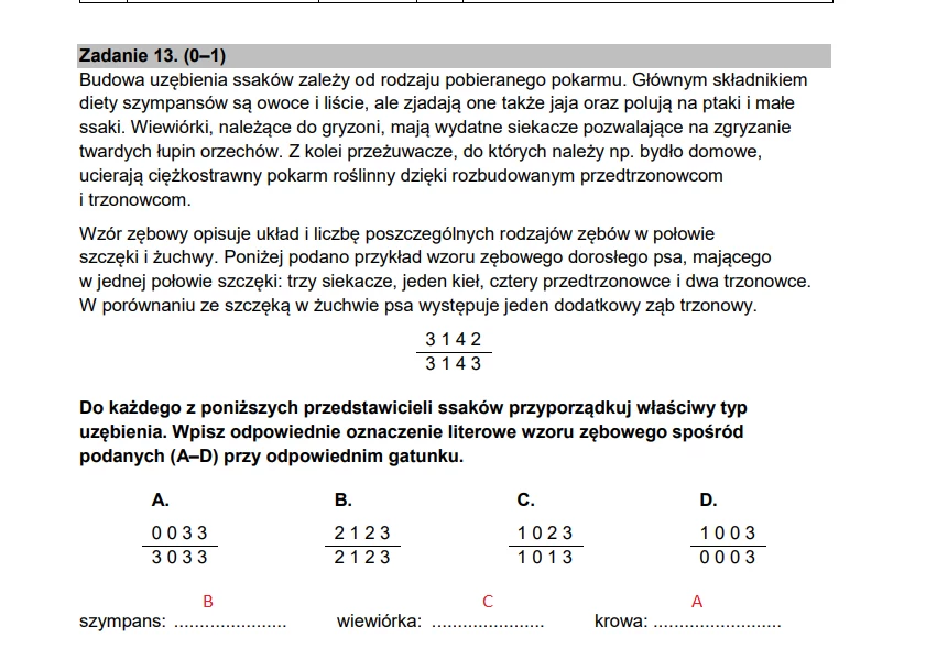 Matura 2022. Biologia - poziom rozszerzony. Arkusz CKE i odpowiedzi