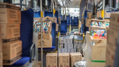 Autobusy z darami wyruszyły z Warszawy do Mikołajowa