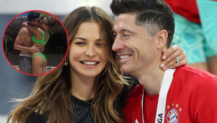 Lewandowscy se basa en esos lujos.  Las fotos calientes llegan a Internet