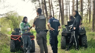 Ruszyli do lasu na quadach. Wycieczka zakończyła się interwencją policji