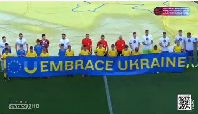 Wzruszający film ukraińskich piłkarzy. „Ukraina broni Europy"