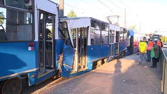 Zderzenie tramwajów w Krakowie. 20 osób rannych