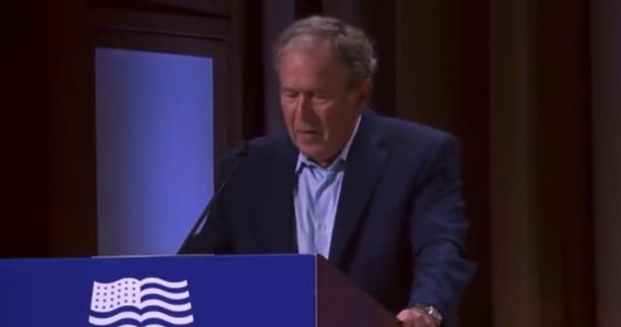 Wojna w Ukrainie "brutalną inwazją na Irak" - tak nietypową wpadkę zaliczył były prezydent Stanów Zjednoczonych George W. Bush.