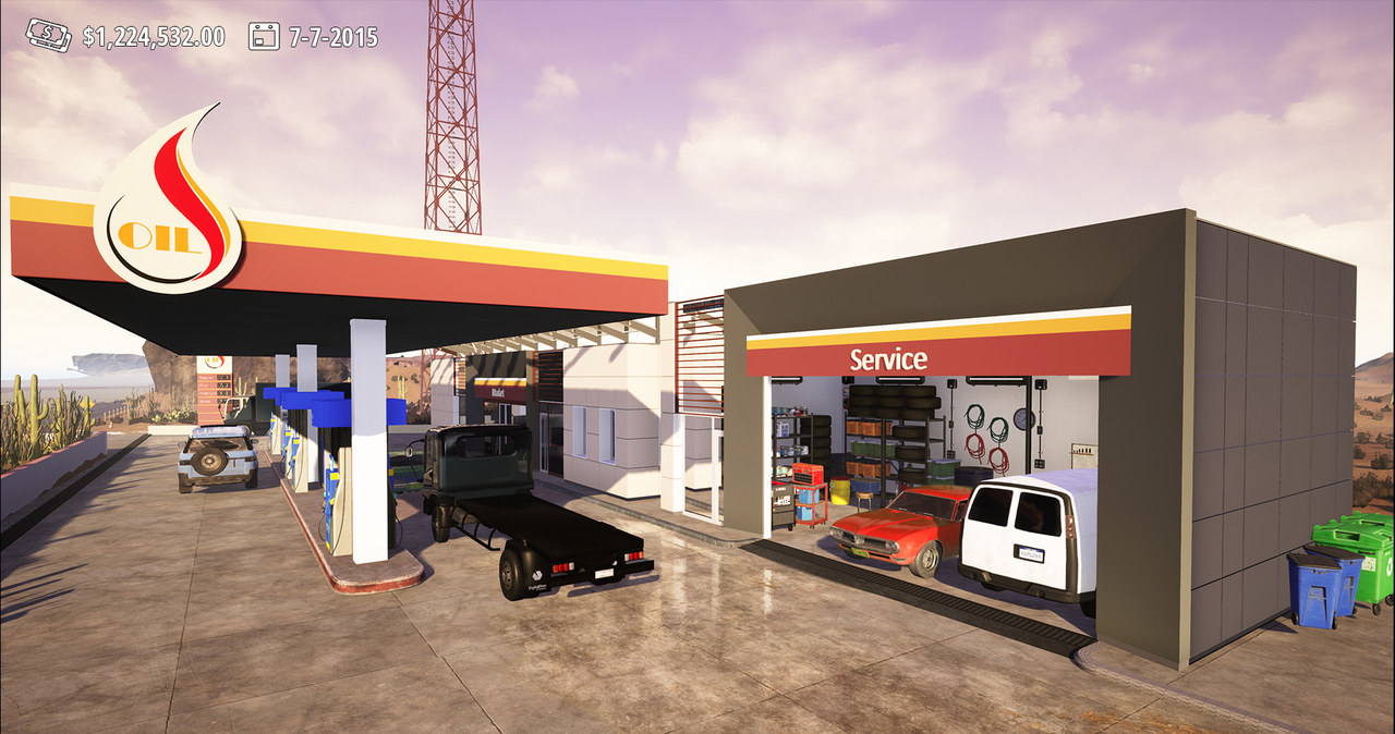 Przychody, sprzedaży, tytułu, Station, Simulator, platformie, Steam, przekroczyły, związku, operator, obniżył, swoją, prowizję,  Gas Station Simulator: Przychody ze sprzedaży gry przekroczyły 10 mln USD