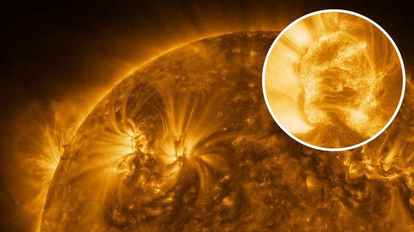W marcu tego roku europejska sonda Solar Orbiter zbliżyła się na rekordową odległość od Słońca. Wykonała spektakularne obrazy jego południowego bieguna. Teraz możemy zobaczyć je w formie filmu.