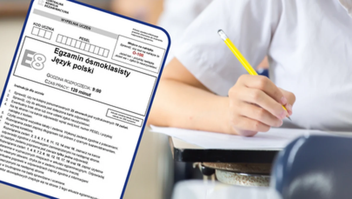 Dla ponad pół miliona uczniów VIII klas szkół podstawowych rozpoczął się dziś egzaminacyjny maraton. Na początek test z języka polskiego. Choć Centralna Komisja Egzaminacyjna pokaże arkusze dopiero o godz. 13, od uczniów i uczennic już wiemy, jakie wypracowania pisali.
