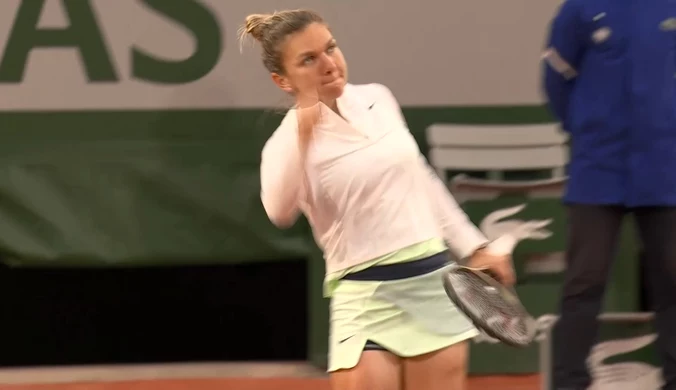 Roland Garros. Simona Halep z problemami pokonała rywalkę w I rundzie. WIDEO