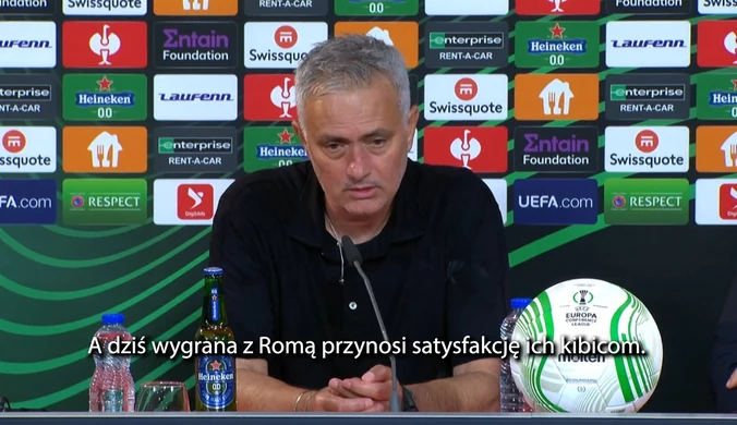 AS Roma wygrała Ligę Konferencji. Mourinho: Stworzyliśmy historię. WIDEO 