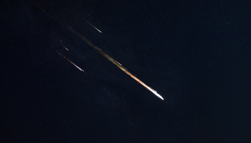 ¿Cuál es la fecha de la lluvia de meteoritos?  ¿Dónde ves La noche estrellada?