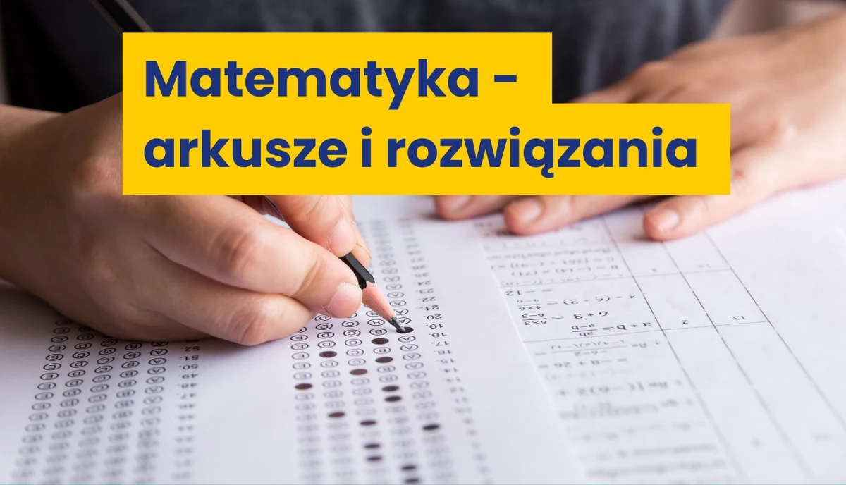 Tak łatwego egzaminu z matematyki jeszcze nie było! – twierdzi spora część ósmoklasistów, którzy dziś pisali egzamin na zakończenie szkoły podstawowej. Czy rzeczywiście tak było? Centralna Komisja Egzaminacyjna opublikowała arkusze z matematyki. Znajdziecie je w tym artykule. Na bieżąco publikujemy także propozycje odpowiedzi.