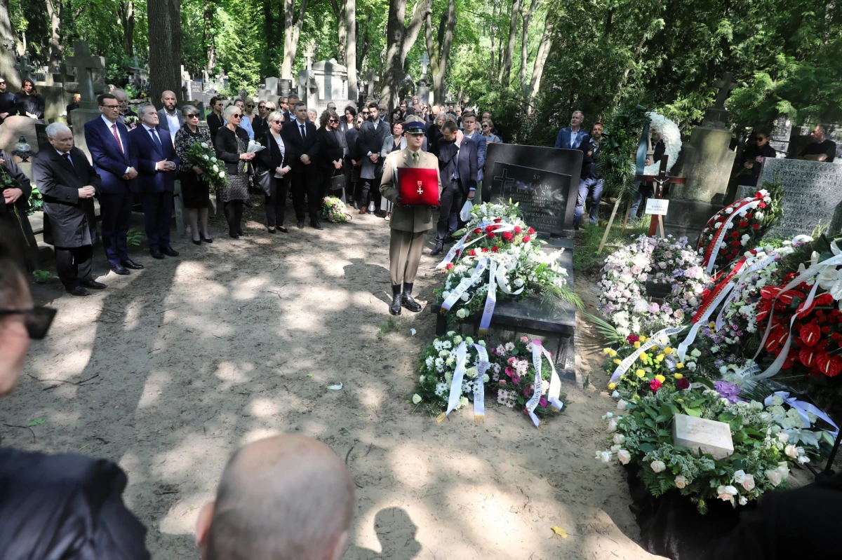 Na cmentarzu Stare Powązki pochowano dziennikarkę, pisarkę i działaczkę opozycji niepodległościowej Marynę Miklaszewską. Miała 75 lat.