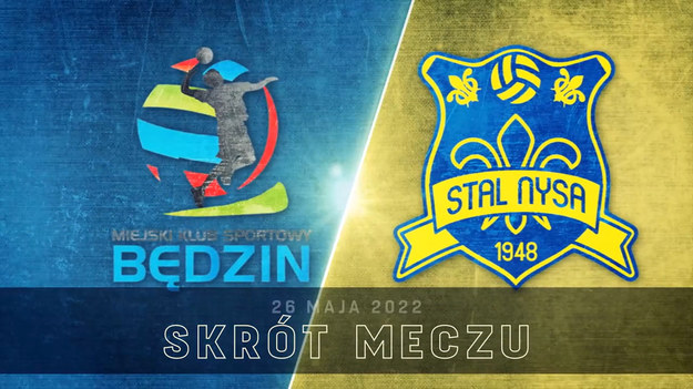 Skrót czwartego meczu barażowego o prawo gry w PlusLidze MKS Będzin - PSG Stal Nysa 2:3 (25:21, 21:25, 25:22, 22:25, 4:15). Stan rywalizacji play-off (do trzech zwycięstw): 3—1 dla Stali.