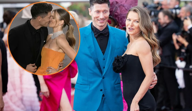 Robert Lewandowski i jego żona Anna w Cannes. O tych zdjęciach jest głośno