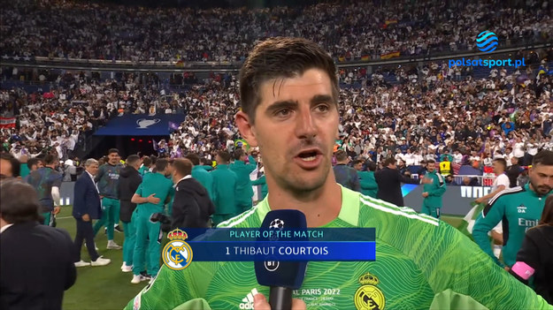 Rozmowa z Thibautem Courtois po finale Ligi Mistrzów Liverpool - Real Madryt (1:0).

Ukoronowanie sezonu 2021/2022 w europejskich pucharach już za nami! W finale Ligi Mistrzów zwycięska okazała się drużyna Realu Madryt, która wygrała 1-0 z Liverpool F.C. Jedynego gola w spotkaniu zdobył w 59. minucie Vinicius Junior, natomiast za bohatera meczu można uznać bez wątpienia Thibauta Courtoisa.

Liverpool FC 0-1 Real Madryt
Bramka: Vinicius Junior 59'

Liverpool F.C.: Alisson - Robertson, Konate, van Dijk, Alexander-Arnold - Thiago (Firmino 77'), Henderson (k., Keita 77'), Fabinho - Diaz (Jota 65'), Salah, Mane 

Real Madryt: Courtois - Mendy, Alaba, Militao, Carvajal - Kroos, Casemiro, Modrić (Ceballos 90') - Vinicius Jr (Rodrygo 90+2'), Benzema (k.), Valverde (Camavinga 86')

