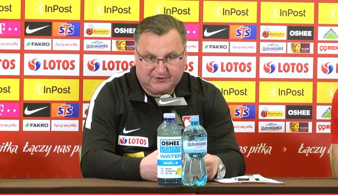 Liga Narodów. Czesław Michniewicz: Sytuacja jest wyjątkowa. Wideo