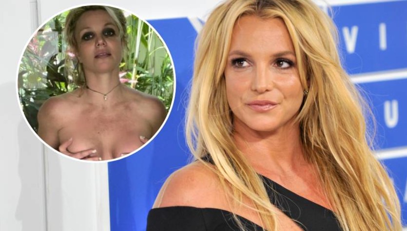 ¡Britney Spears lo mostró todo!  Se volvió a quitar la ropa en Instagram…