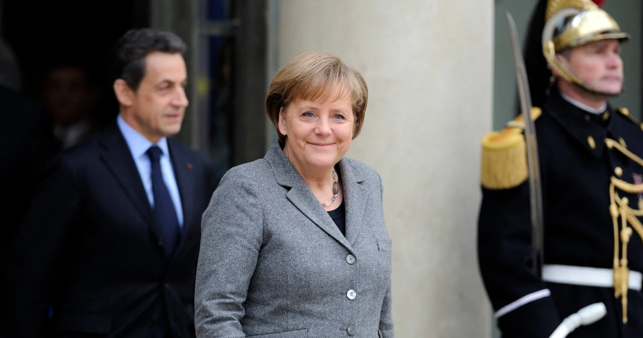 Nicholas Sarkozy i Angela Merkel w 2012 r.