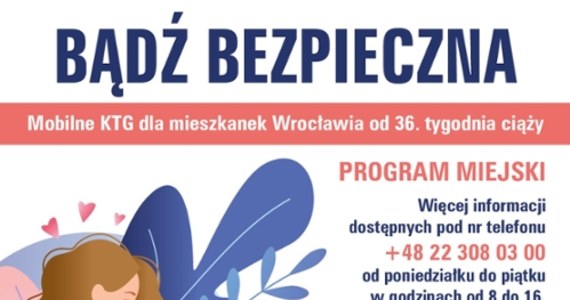 Już od 1 czerwca wrocławianki mogą korzystać bezpłatnie z Mobilnego KTG. Dzięki temu przyszłe mamy mają możliwość wykonywania badań medycznych samodzielnie w domu, przy zachowaniu jakości klinicznej.