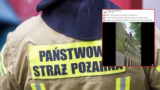 Pożar szpitala w Częstochowie. Zginęła jedna osoba