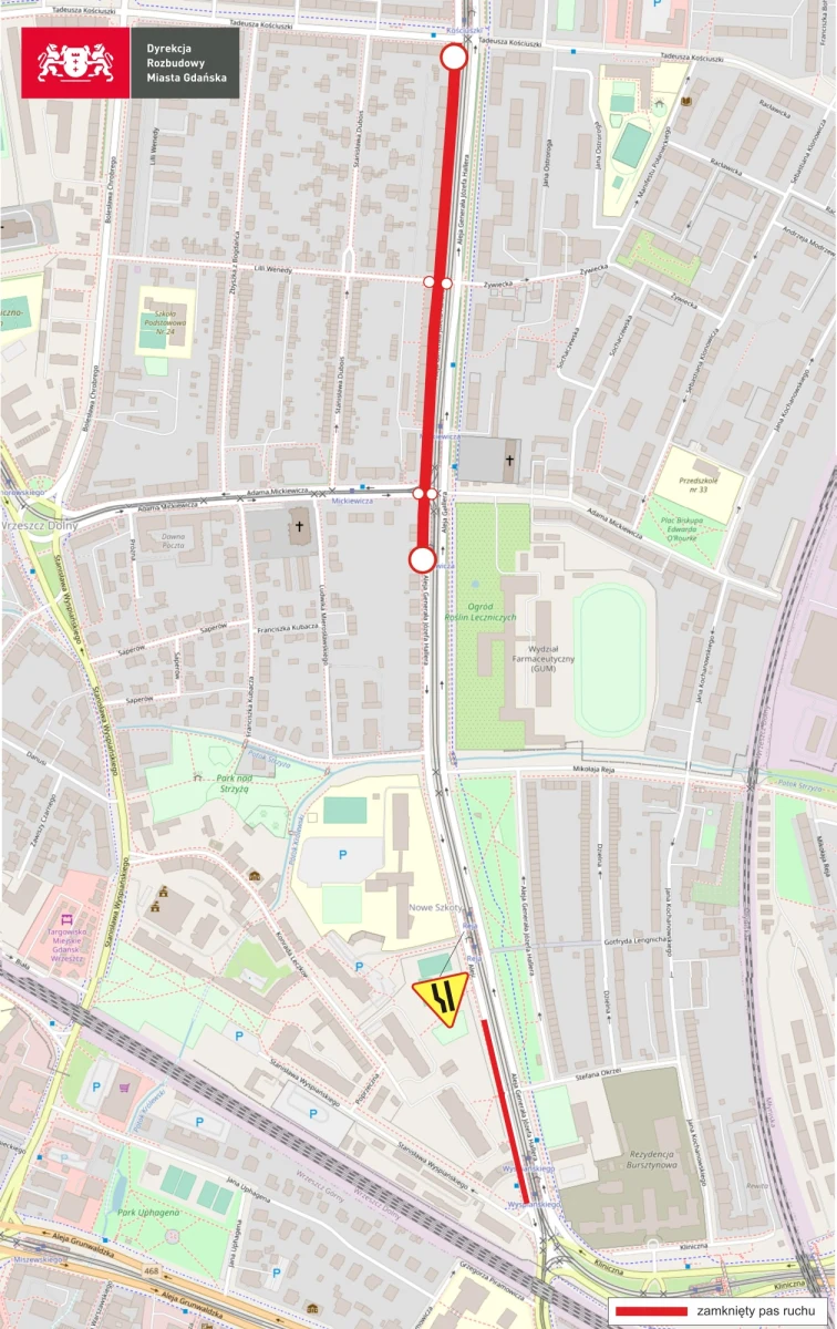 Od dziś, przez cały weekend, trudniej będzie poruszać się al. Hallera w Gdańsku. Remontowany od kilku tygodni fragment tej arterii, będzie częściowo zamknięty.

