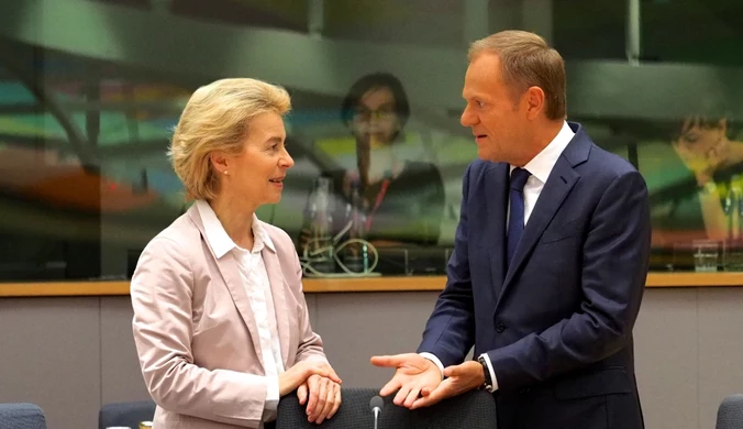 Tusk zapowiedział swoje "premierowanie" von der Leyen? Lider PO tłumaczy