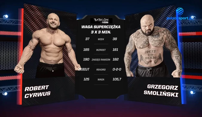 Babilon MMA 28: Robert Cyrwus - Grzegorz Smoliński. Skrót walki. WIDEO