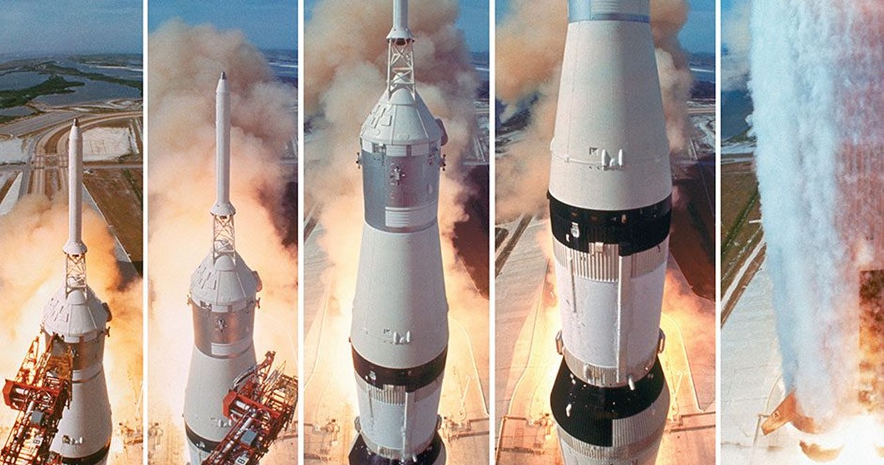Każdy start najpotężniejszej rakiety w historii ludzkości, czyli amerykańskiej Saturn V, był spektakularny. Jeszcze bardziej oszałamiająco wygląda on jednak w spowolnieniu, w 500 klatkach na sekundę.