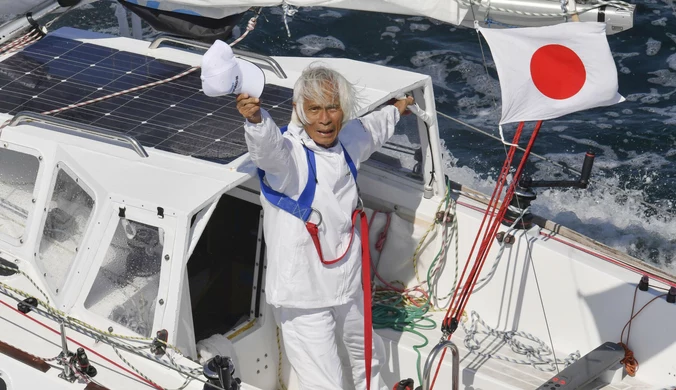 83-latek samotnie pokonał Pacyfik. "Najsłynniejszy japoński żeglarz"