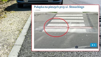 Próg zwalniający... pieszych. Mieszkańcy zdziwieni