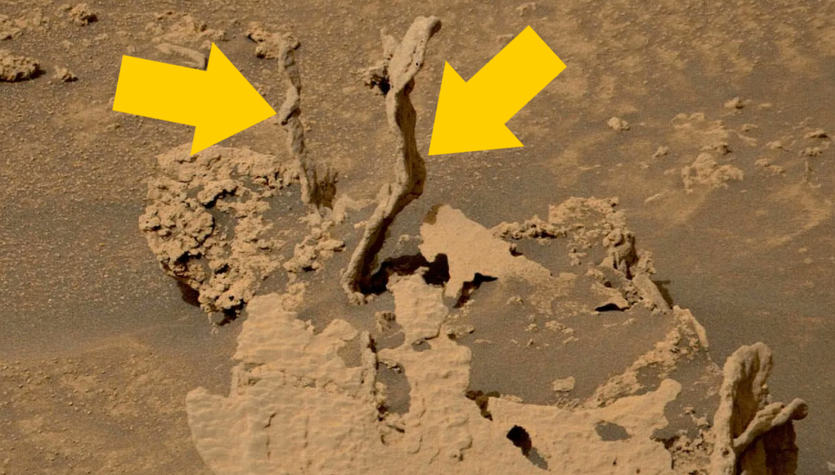 El rover Curiosity ha encontrado extrañas rocas en la superficie de Marte