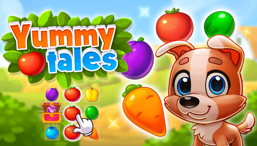 Gra online za darmo Yummy Tales to wspaniała gra logiczna typu dopasuj 3. Codziennie wykonuj zadania i misje, które pomogą Ci zdobyć niezwykłe nagrody i prezenty niespodzianki.