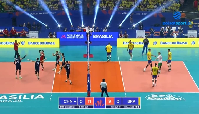 Porażka Brazylii z reprezentacją Chin 0:3. Skrót meczu. WIDEO (Polsat Sport)