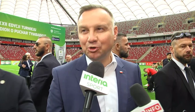Andrzej Duda dla Interii: Bardzo ważne jest, aby dzieci uprawiały sport. Wideo