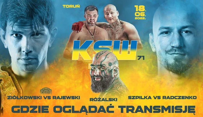 KSW 71. Karta walk. Kto wystąpi na gali w Toruniu? Gdzie oglądać? (transmisja)