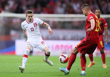 Polska znów przegrała z Belgią w meczu piłkarskiej Ligi Narodów