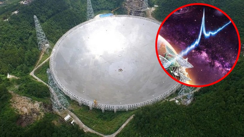 Chińscy naukowcy ogłosili, że odebrali sygnał od obcej cywilizacji za pomocą najpotężniejszego radioteleskopu na świecie o nazwie Sky Eye.

