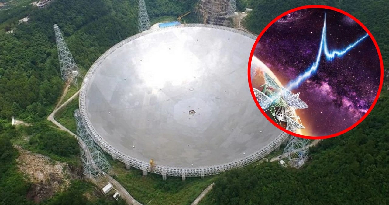 Chińscy naukowcy ogłosili, że odebrali sygnał od obcej cywilizacji za pomocą najpotężniejszego radioteleskopu na świecie o nazwie Sky Eye.
