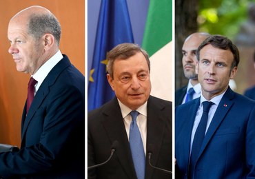 Draghi, Macron i Scholz są w drodze do Kijowa