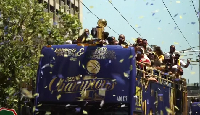 Tak drużyna Golden State Warriors świętowała mistrzostwo NBA z kibicami! WIDEO