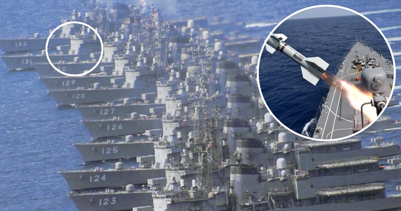 Japońskie Morskie Siły Samoobrony opublikowały w mediach społecznościowych wymowne zdjęcie, które ma pokazać Rosji, że jeśli jej flota przekroczy granicę, to zostanie natychmiast spacyfikowana.