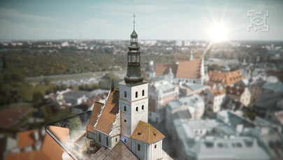 ​Zrekonstruowany kościół farny i wieża ciśnień w aplikacji Turystyczny Lublin 